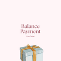 Live Order Balance Payment