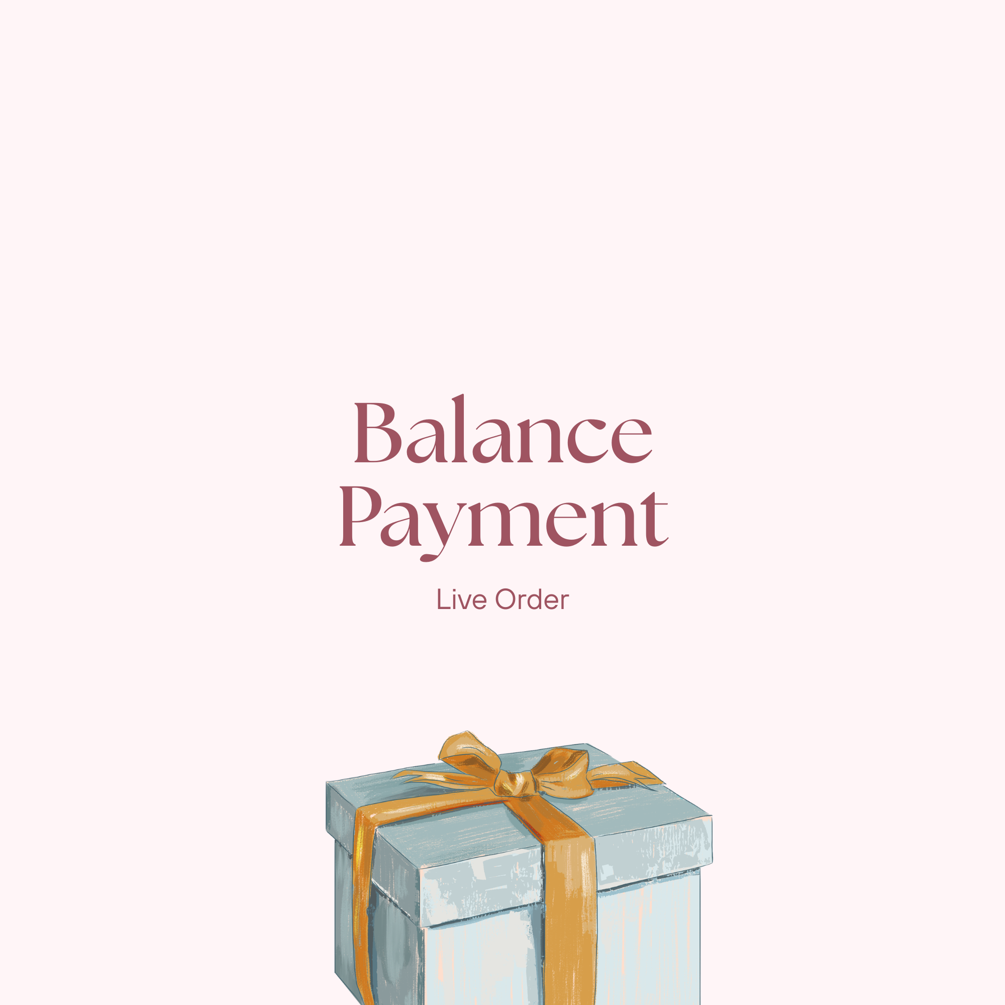 Live Order Balance Payment